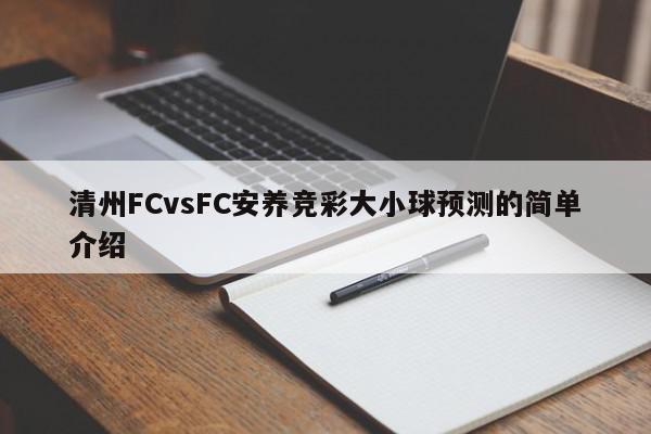 清州FCvsFC安养竞彩大小球预测的简单介绍